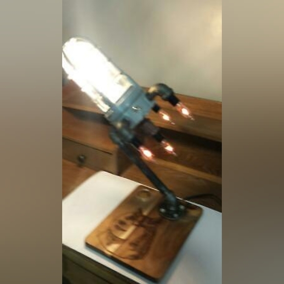 New Dogecoin Rocket Lamp Commemorative Coin & Doge Wood Burning Art To The Moon - Picture 7 of 10